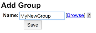 Add Group Form