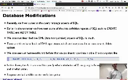 22 Nov 18 DML Constraints Assertions Triggers[Video]