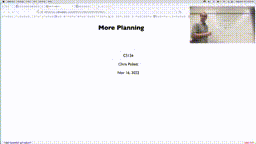 23 Nov 16 More Planning[Video]