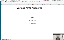 22 Apr 24 Various NPC Problems[Video]