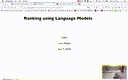 20 Nov 7 Ranking Using Language Modeling[Video]