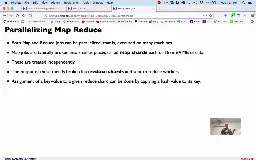 13 Mar 7 Map Reduce and PRAMS[Video]