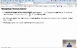 26 May 7 Weighted Vertex Cover - Subset Sum[Video]