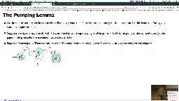 12 Mar 4 Pumping Lemma - Context Free Grammars[Video]