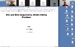 04 Feb 7 Ball and Bins Arguments, Streaks[Video]