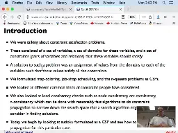 10 Oct 9 Finish CSPs[Video]