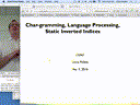 11 Mar 7 Char-gramming, Language Processing, Static Inverted Indices[Video]