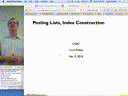 12 Mar 9 Posting Lists Index Construction[Video]