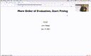 23 Nov 17 More Order of Evaluation[Video]