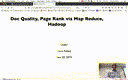 23 Nov 20 Finish Doc Quality - Page Rank Map Reduce[Video]