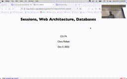 12 Oct 3 Sessions Web Architectures Databases[Video]
