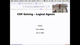 13 Oct 5 CSP Solving[Video]