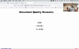 25 May 4 Document Quality Measures[Video]