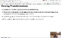 09 Feb 25 View Transformations WebGL[Video]