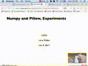 10 Oct 9 Numpy Pillow[Video]
