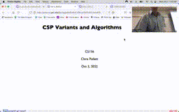 12 Oct 3 CSP Variants and Algorithms [Video]