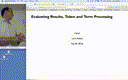 08 Feb 24 Evaluating Results Token and Term Processing[Video]