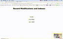05 Feb 7 Record Modifications and Indexes[Video]