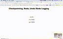 17 Apr 4 Checkpointing - Redo - Undo Redo Logging[Video]