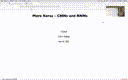 20 Nov 8 More Keras - CNNs - Start RNNs[Video]