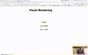24 May 1 Visual Rendering[Video]