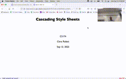 06 Sep 12 Cascading Stylesheets[Video]