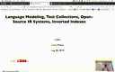 03 Aug 28 Language Modeling - Test Collections - Open-Source IR Systems - Inverted Indexes[Video]