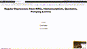 10 Feb 26 Regular Expressions from NFAs  - Regular Grammars[Video]