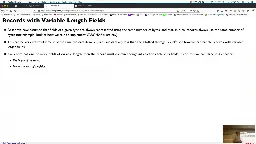 05 Feb 10 Variable Length Record - Record Modification - Indexes[Video]