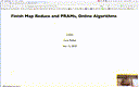 14 Mar 13 Finish MR and PRAMs - Online Algorithms[Video]