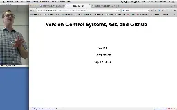 07 Sep 17 Version Control Git GitHub[Video]