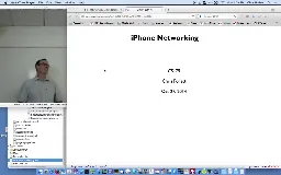 16 Oct 27 Networking iPhone[Video]
