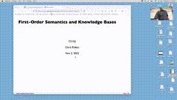 19 Nov 2 First Order Semantics - KBs[Video]