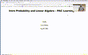 03 Aug 30 Intro to Probability, PAC-Learning, Linear Algebra[Video]