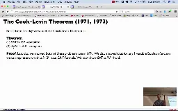 09 Feb 27 Cook-Levin[Video]