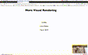 25 May 6 More Visual Rendering[Video]
