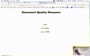 23 Dec 3 Document Quality Measures[Video]