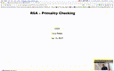 19 Apr 15 RSA - Primality Checking[Video]