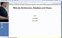 10 Mar 2 Web Architecture Databases[Video]