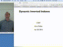 20 Apr 20 Dynamic Inverted Indexes[Video]