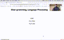 13 Mar 9 Chargramming - Language Processing[Video]
