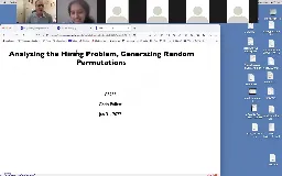 02 Jan 31 Analyzing the Hiring Problem - Generating Random Permutations[Video]
