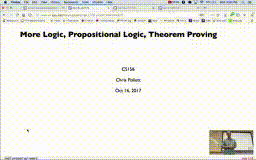12 Oct 16 Propositional Logic - Theorem Proving[Video]