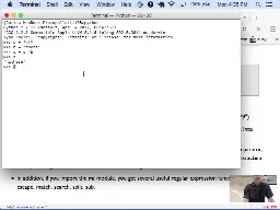 06 Sep 18 Finish Python First Pass[Video]