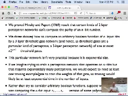 08 Sep20 Perceptron Networks and p-time algorithms - SVMs[Video]