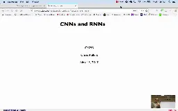 19 Nov 15 CNNs and RNNs[Video]