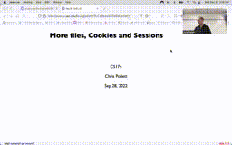 11 Sep 28 More Files - Cookies[Video]