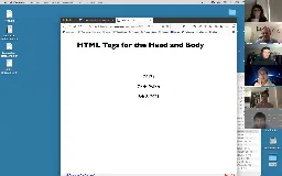 04 Feb 08 HTML for the Head and Body[Video]