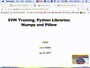 09 Sep 27 SVM Training Python Libraries Numpy and Pillow[Video]