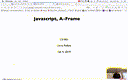 03 Feb 4 Javascript A-Frame[Video]